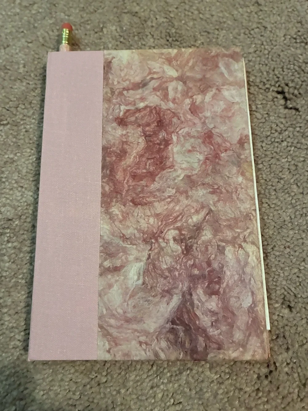 Handmade hardcover notebook